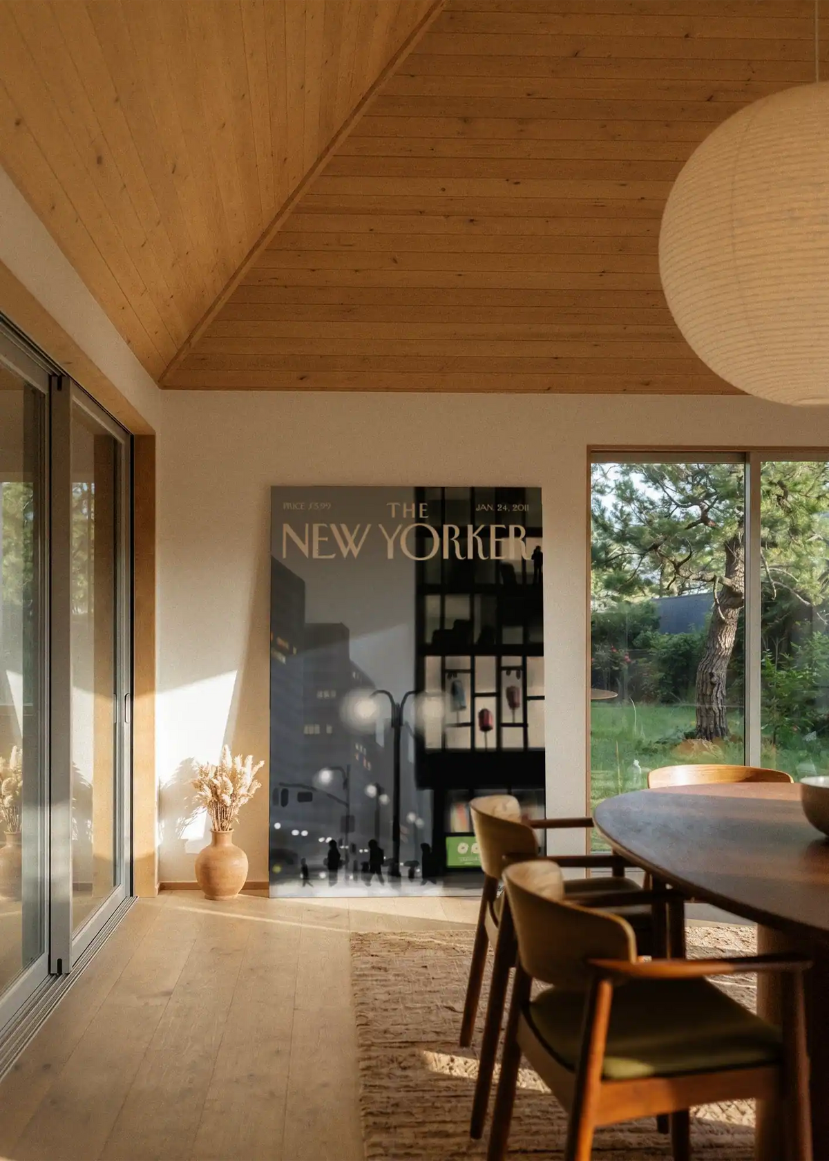 Akustikbillede med The NewYorker-motiv nr. 36 – i stuen