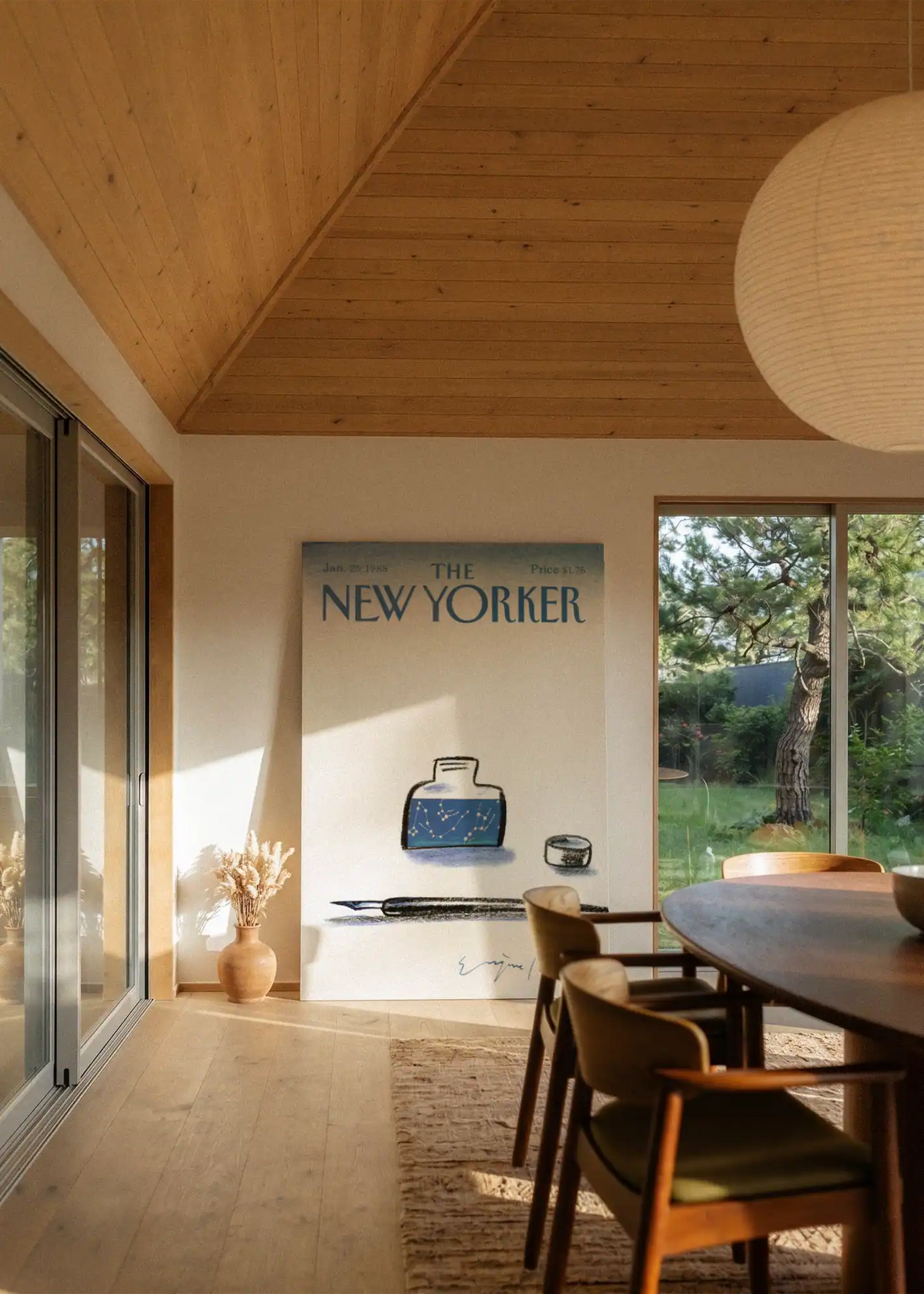 Akustikbillede med The NewYorker-motiv nr. 52 – i stuen