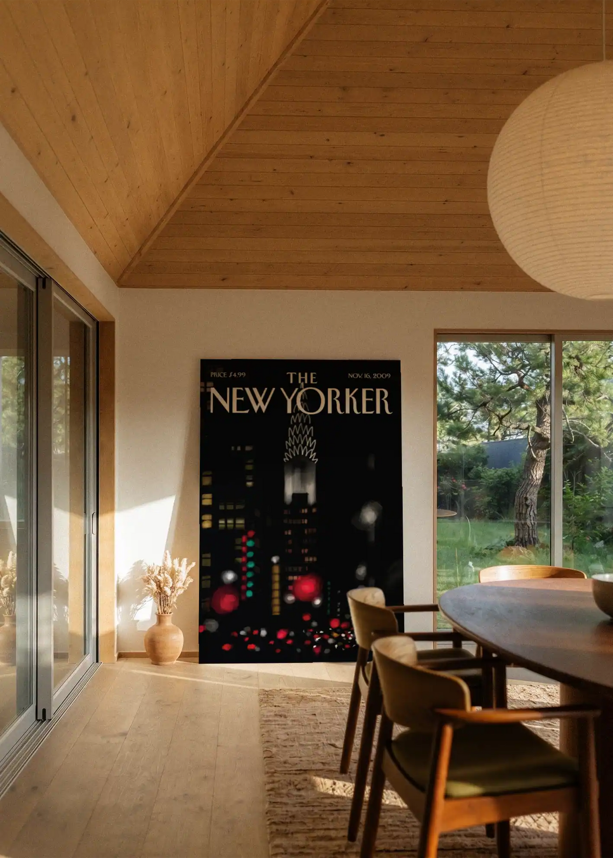 Akustikbillede med The NewYorker-motiv nr. 43 – i stuen