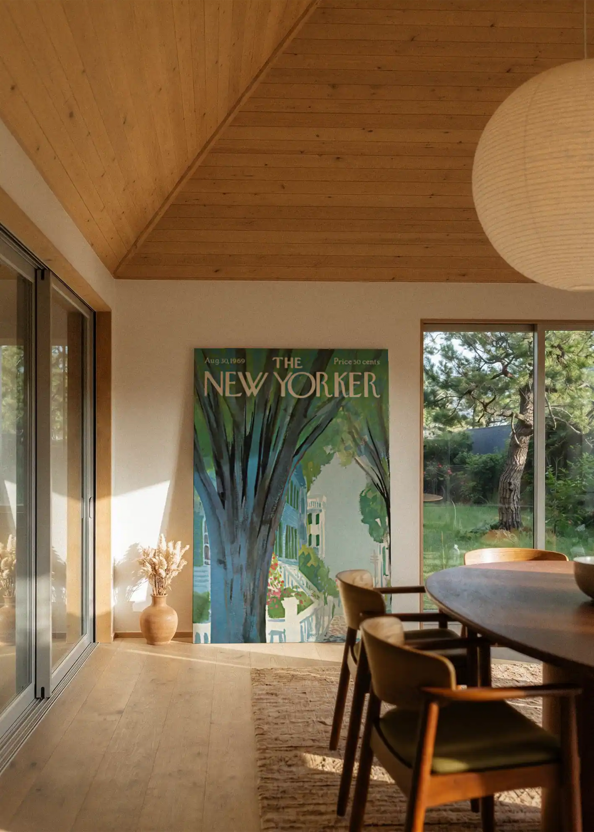 Akustikbillede med The NewYorker-motiv nr. 96 – i stuen