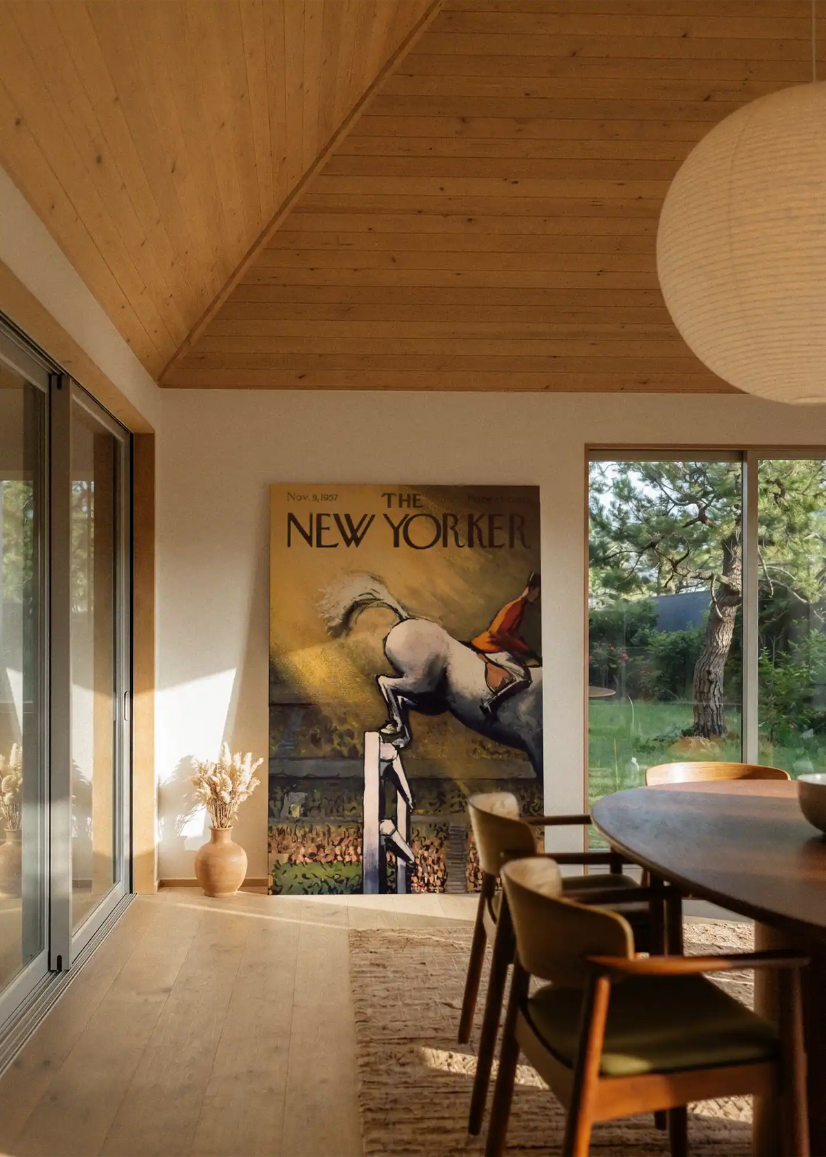 Akustikbillede med The NewYorker-motiv nr. 115 – i stuen