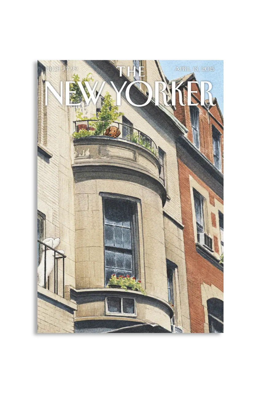 Akustikbillede med The NewYorker-motiv nr. 4