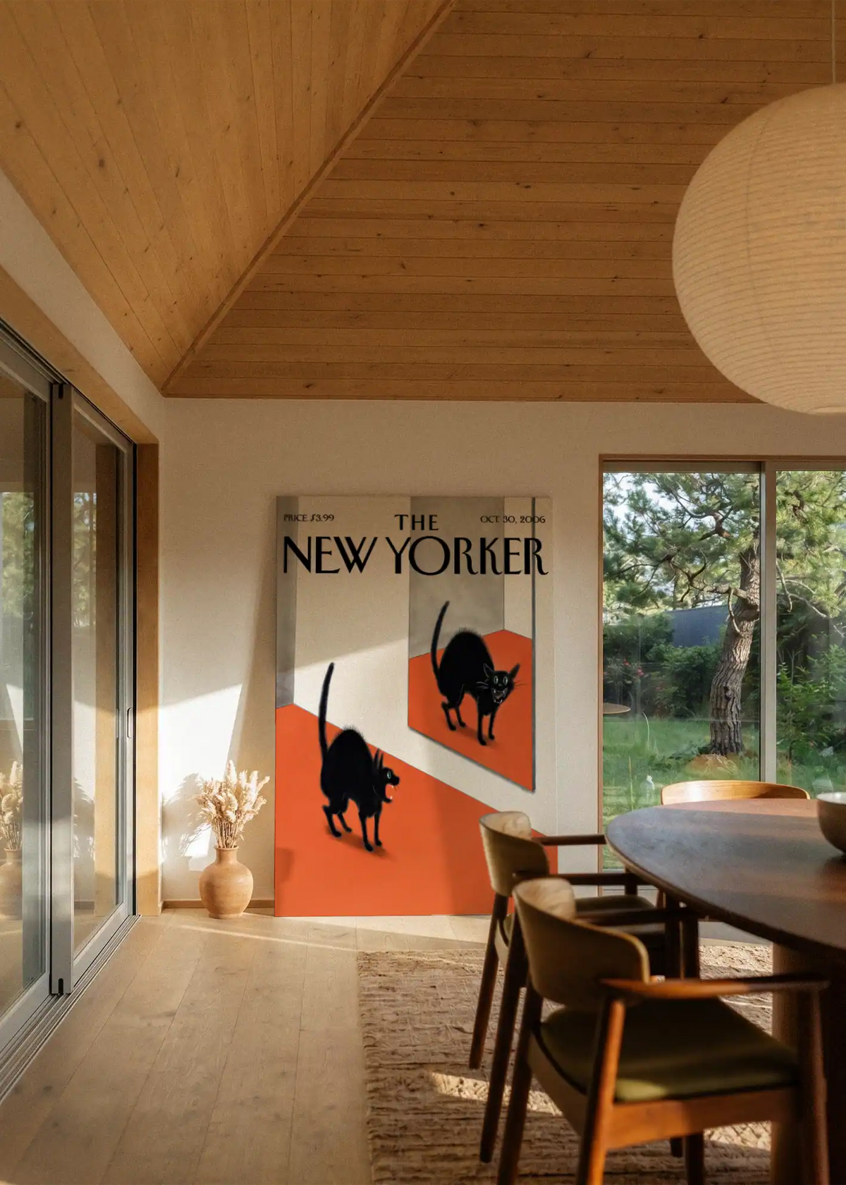 Akustikbillede med The NewYorker-motiv nr. 118 – i stuen
