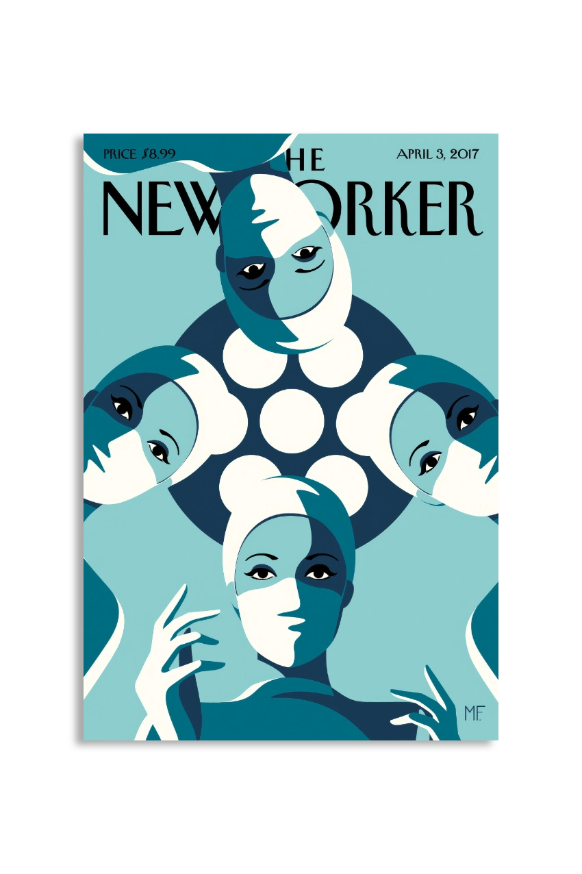 Akustikbillede med The NewYorker-motiv nr. 122