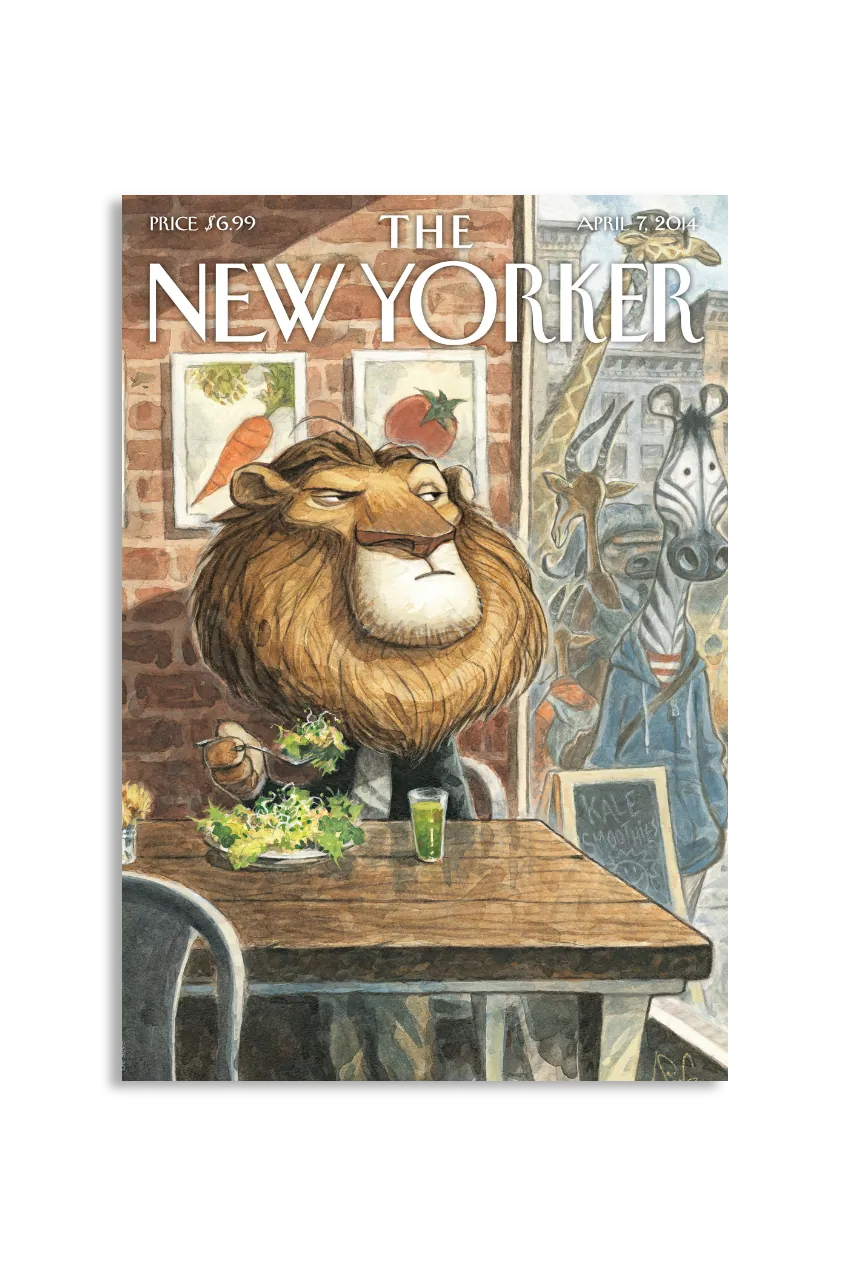 Akustikbillede med The NewYorker-motiv nr. 6