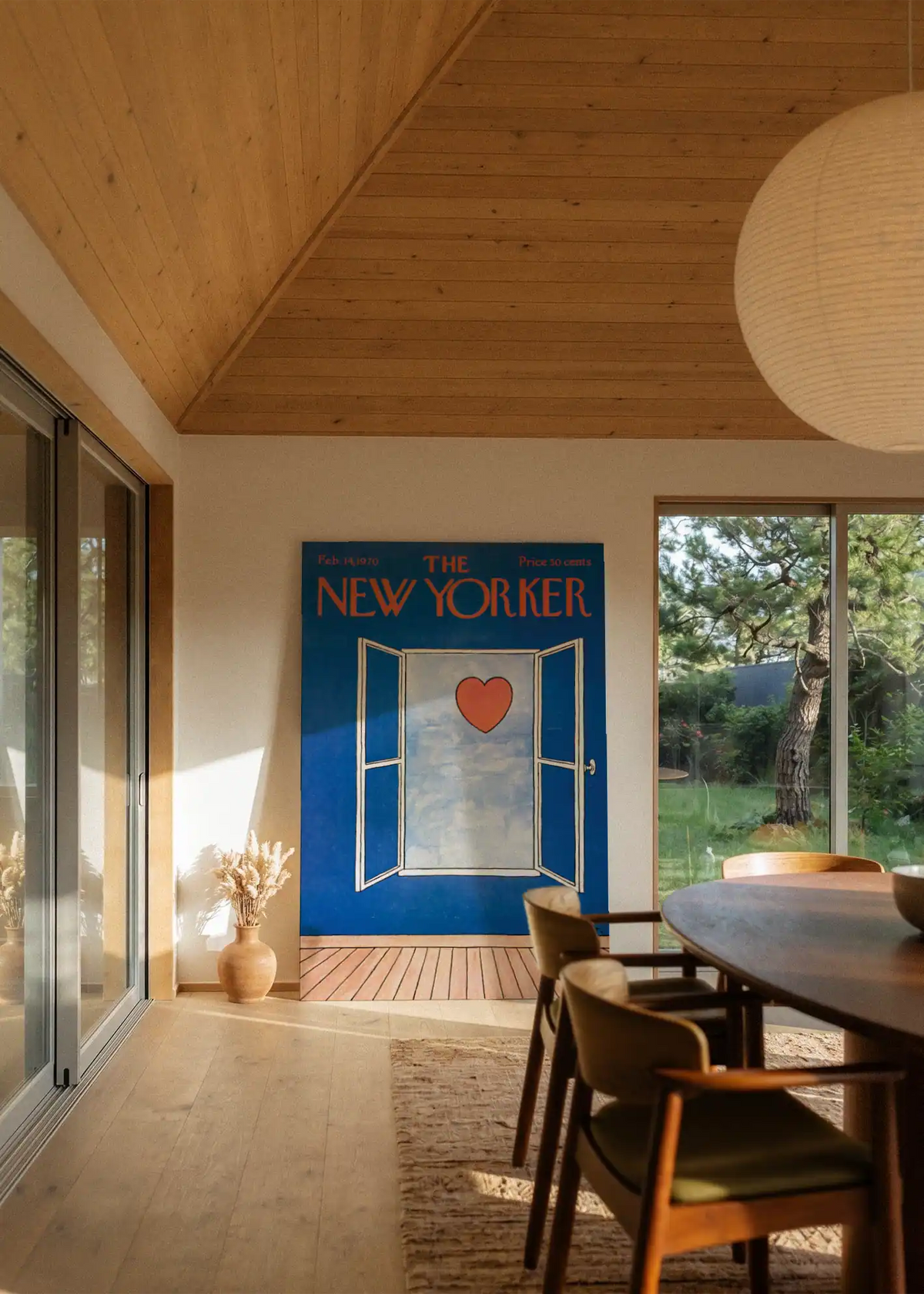 Akustikbillede med The NewYorker-motiv nr. 150 – i stuen