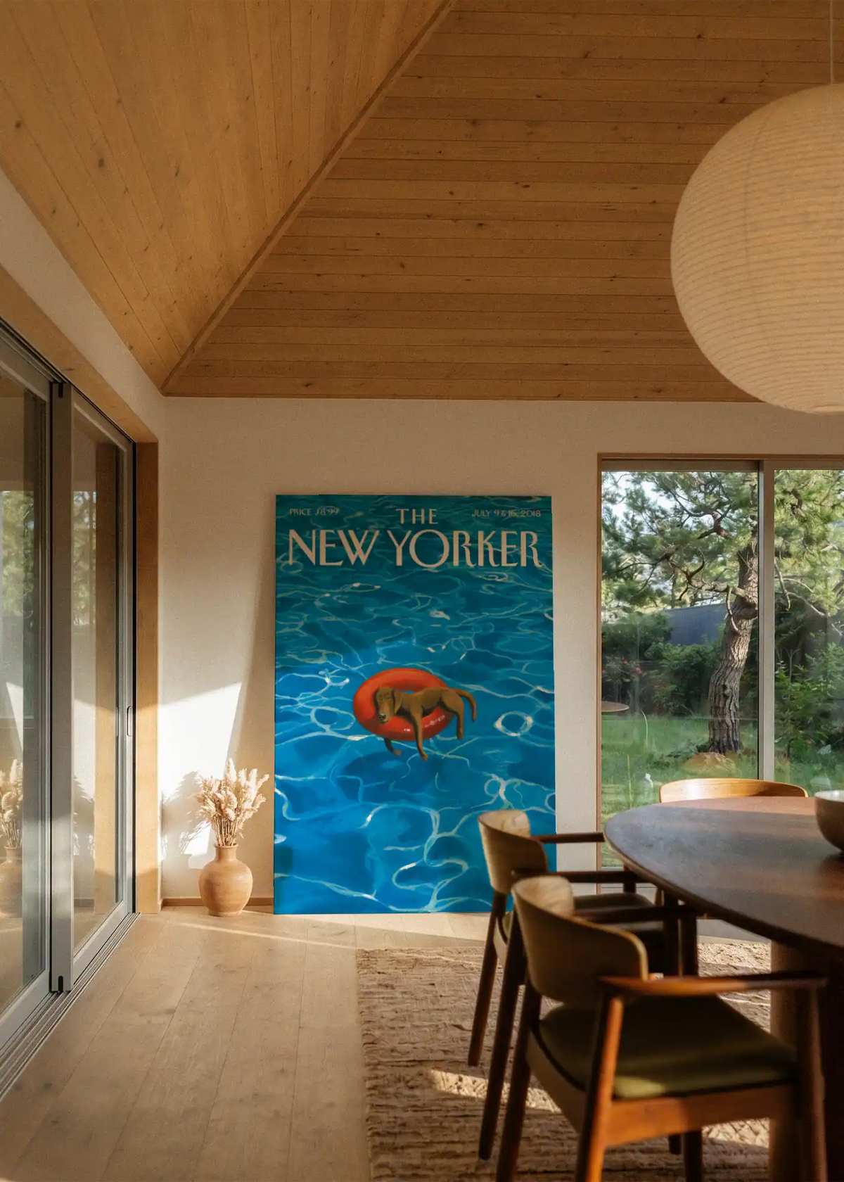 Akustikbillede med The NewYorker-motiv nr. 153 – i stuen