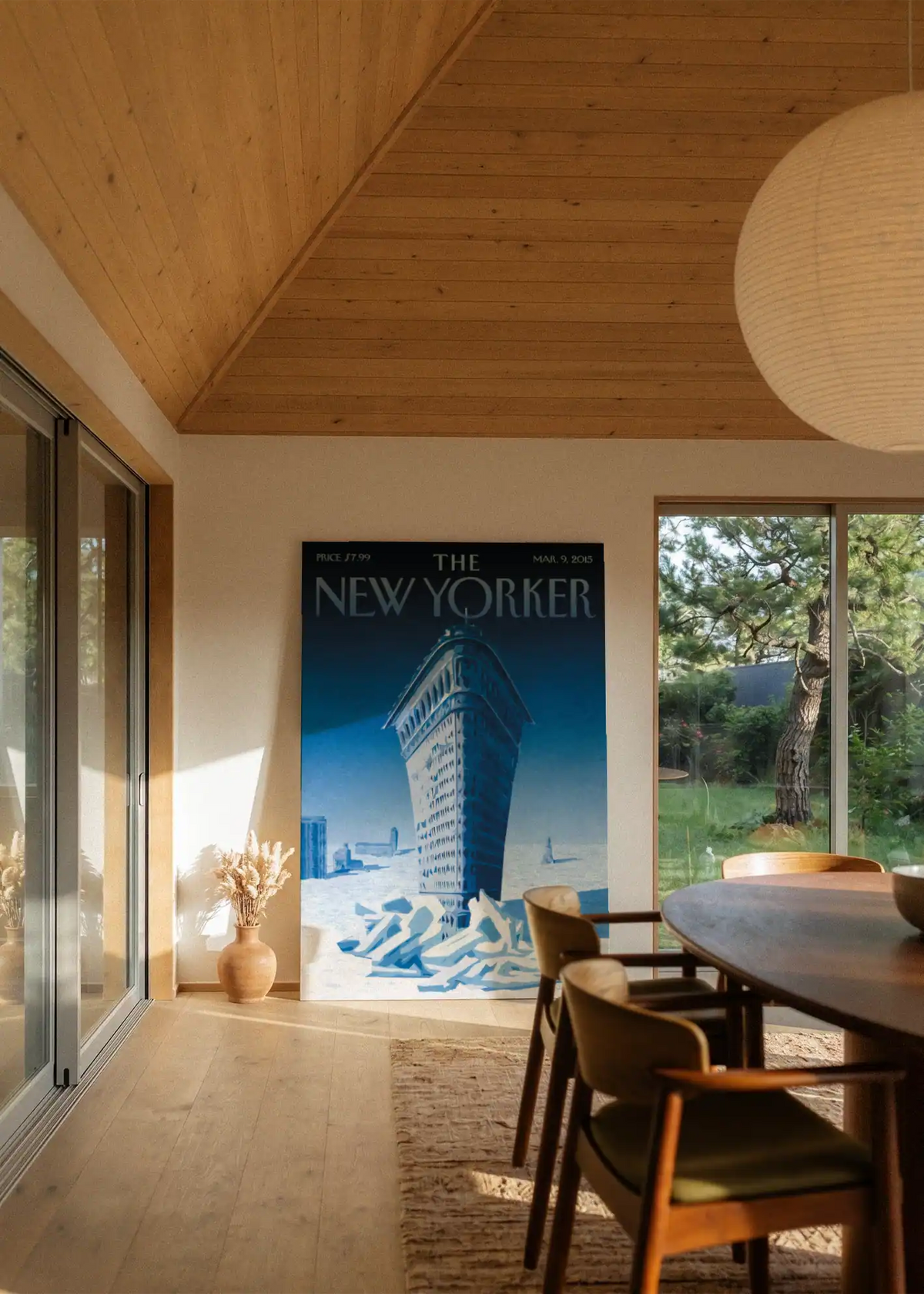 Akustikbillede med The NewYorker-motiv nr. 158 – i stuen