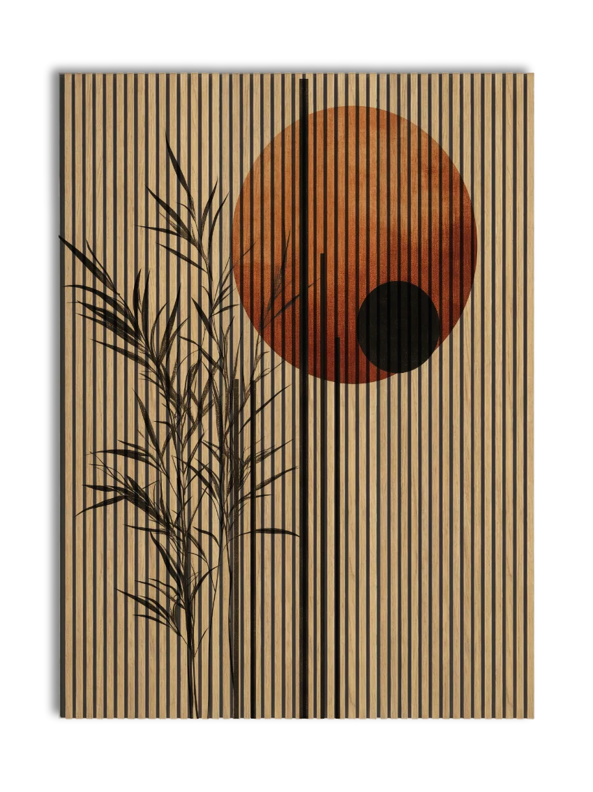 Akustikpanel med Abstract Nature-motiv nr. 1