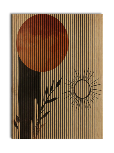 Akustikpanel med Abstract Nature-motiv nr. 3
