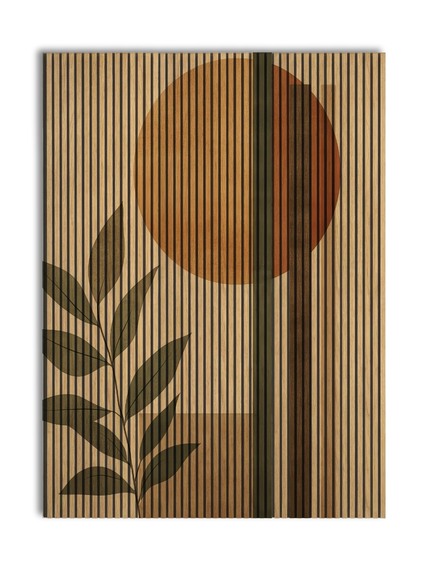 Akustikpanel med Abstract Nature-motiv nr. 8