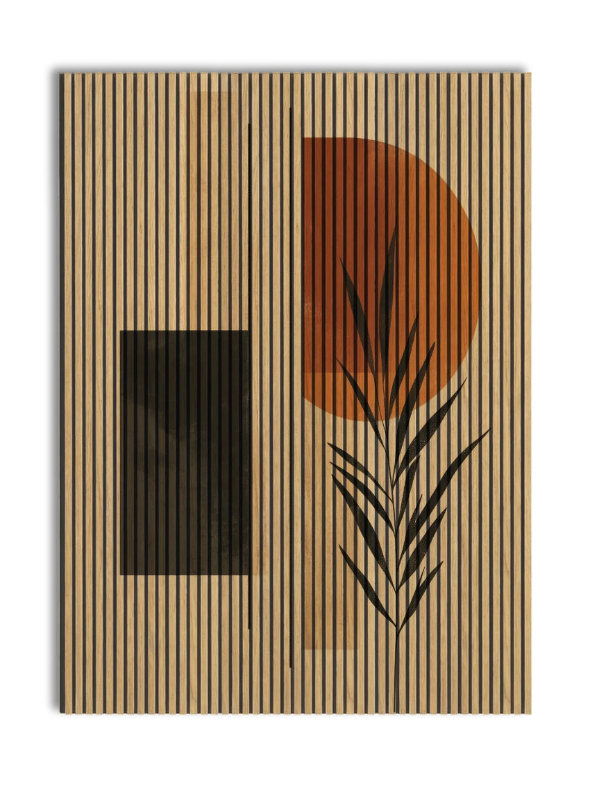 Akustikpanel med Abstract Nature-motiv nr. 12