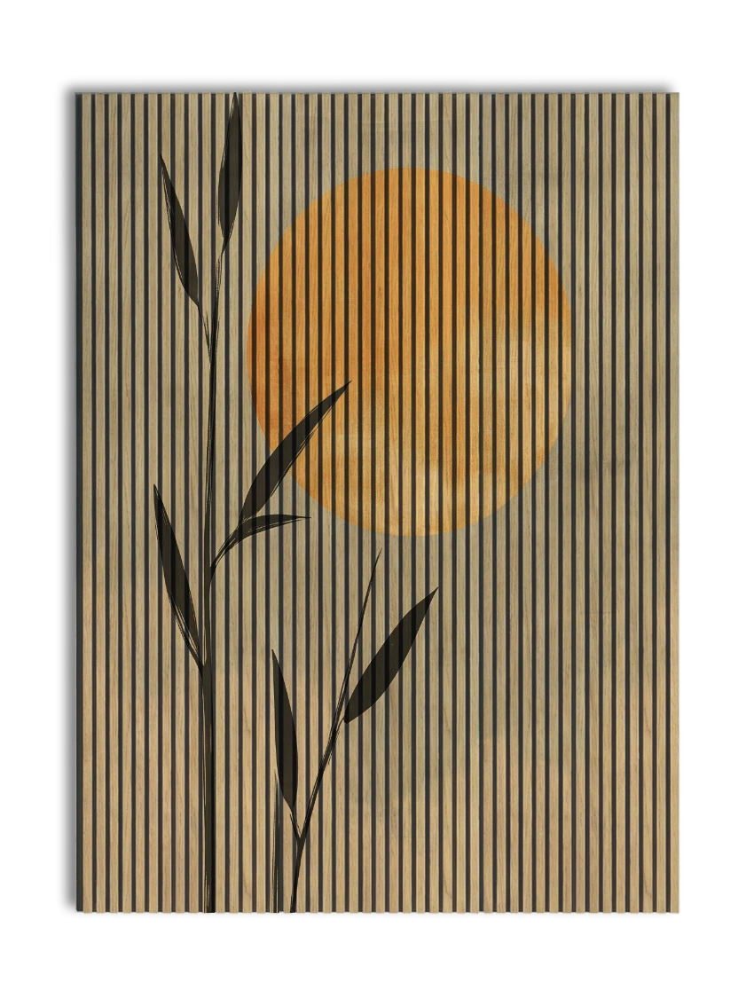 Akustikpanel med Abstract Nature-motiv nr. 13