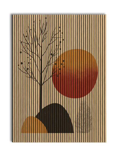 Akustikpanel med Abstract Nature-motiv nr. 15