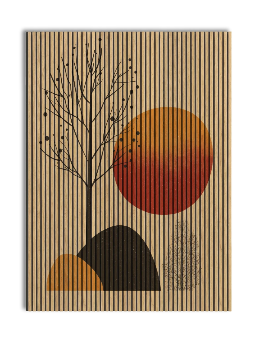 Akustikpanel med Abstract Nature-motiv nr. 15