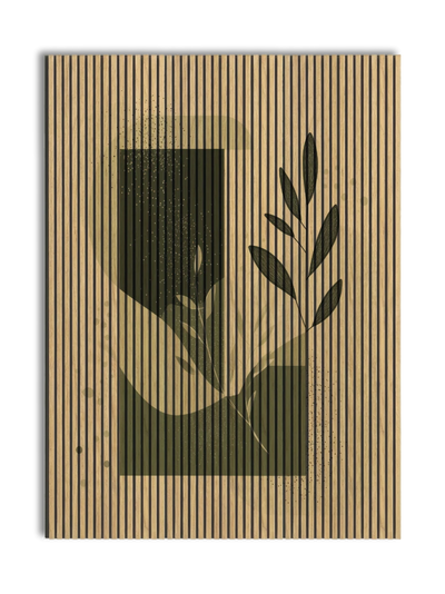 Akustikpanel med Abstract Nature-motiv nr. 17