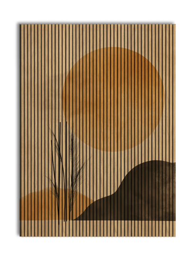 Akustikpanel med Abstract Nature-motiv nr. 20