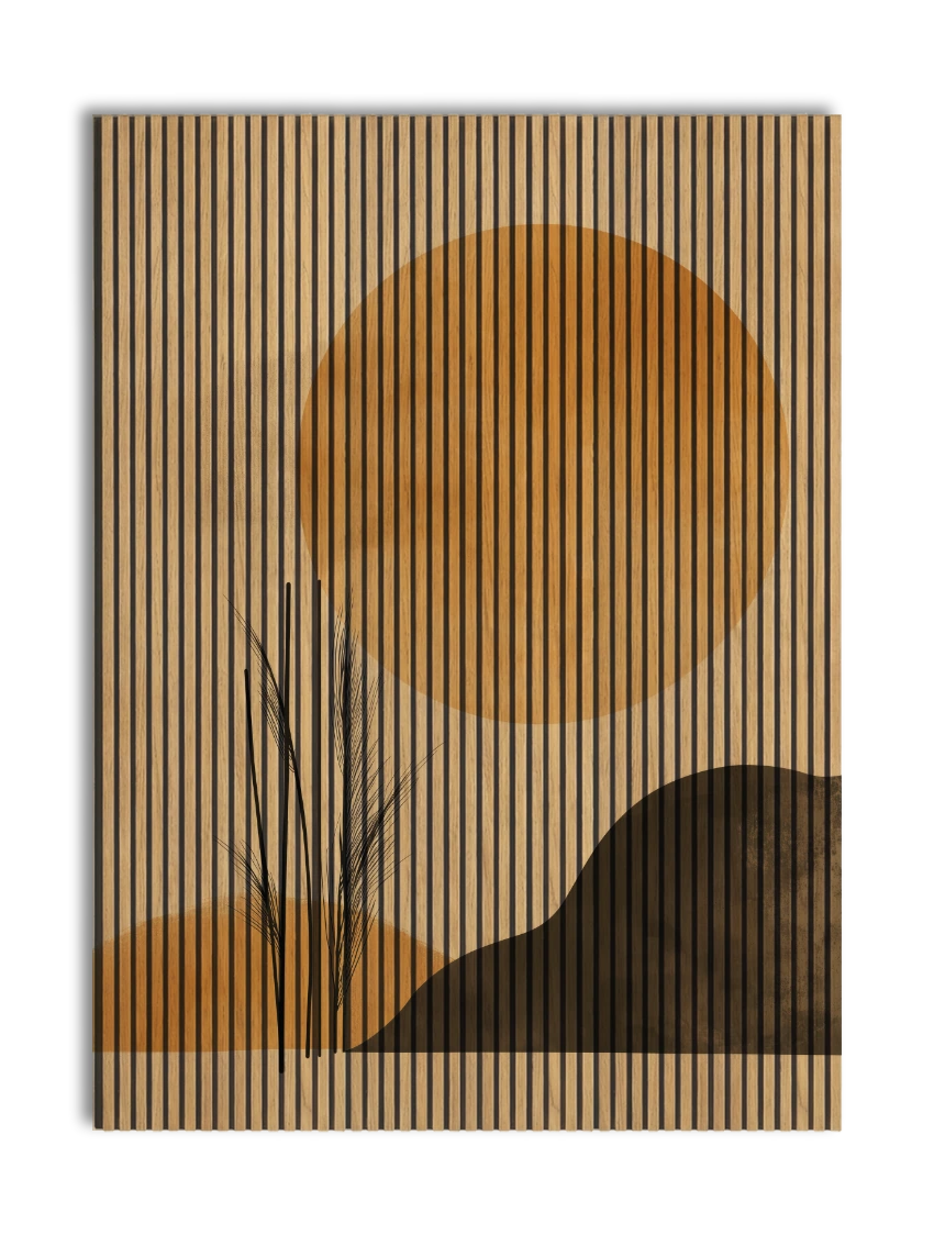 Akustikpanel med Abstract Nature-motiv nr. 20