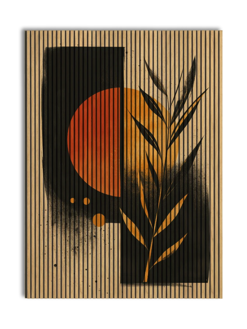 Akustikpanel med Abstract Nature-motiv nr. 21