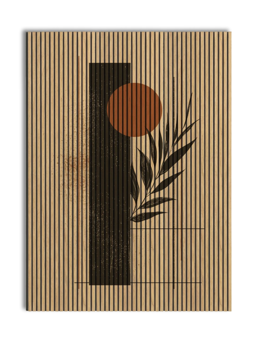 Akustikpanel med Abstract Nature-motiv nr. 24