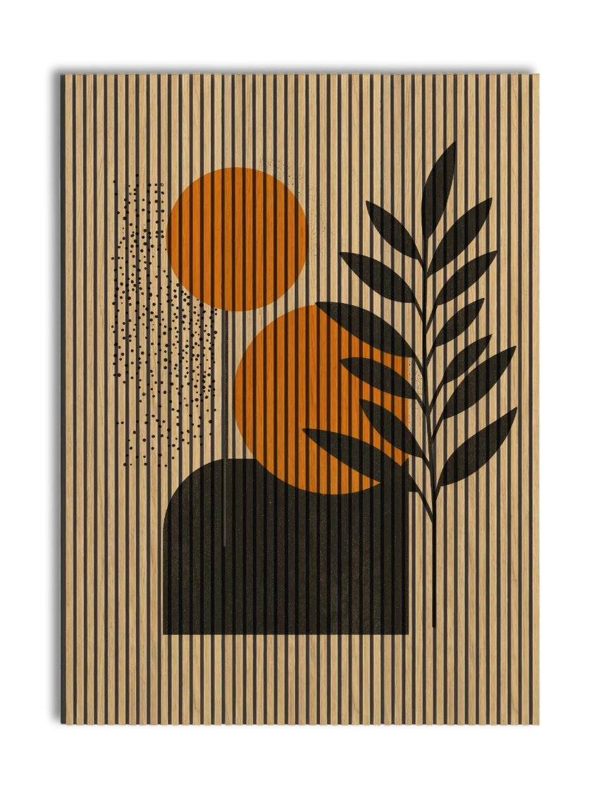 Akustikpanel med Abstract Nature-motiv nr. 25