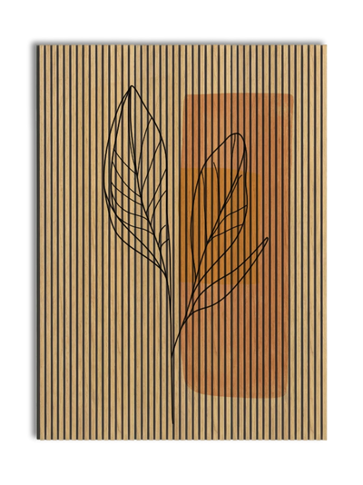 Akustikpanel med Abstract Nature-motiv nr. 27