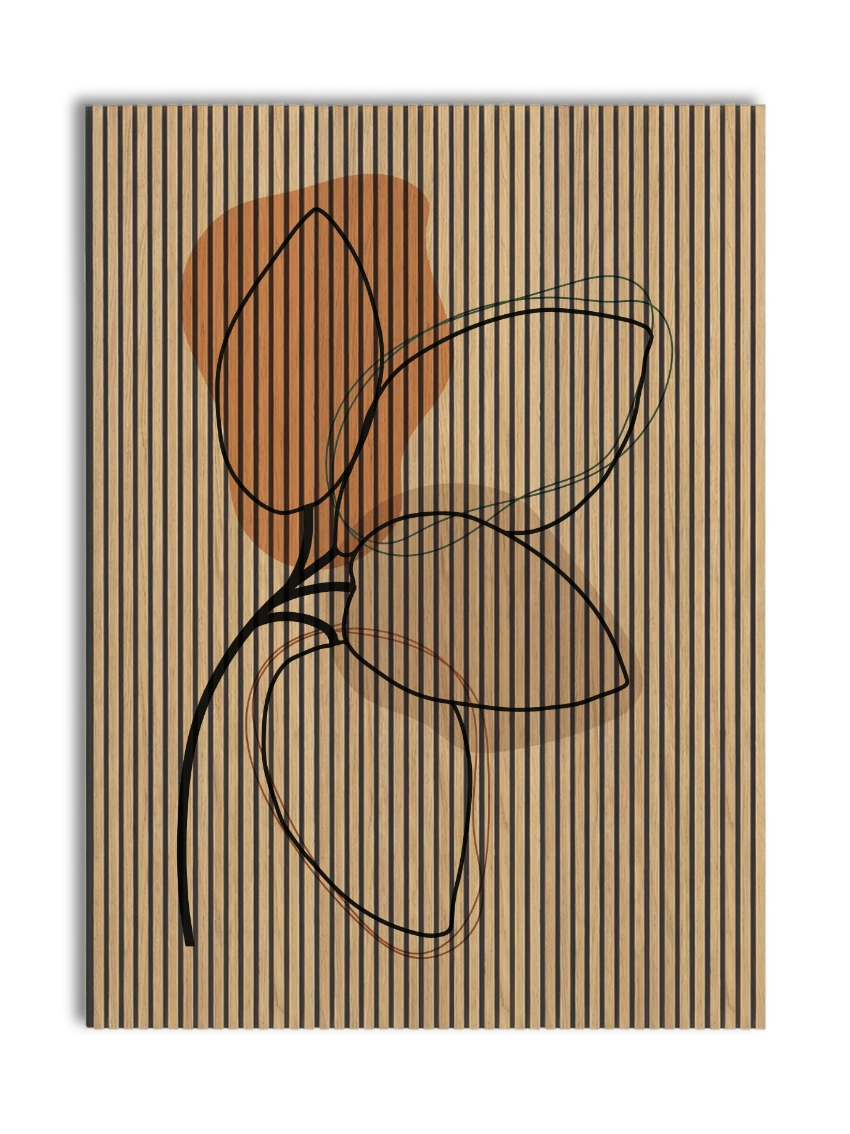 Akustikpanel med Abstract Nature-motiv nr. 32