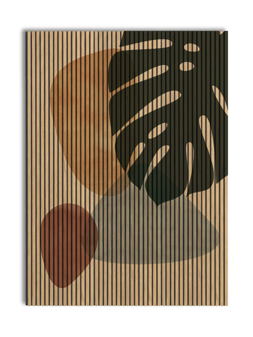 Akustikpanel med Abstract Nature-motiv nr. 37