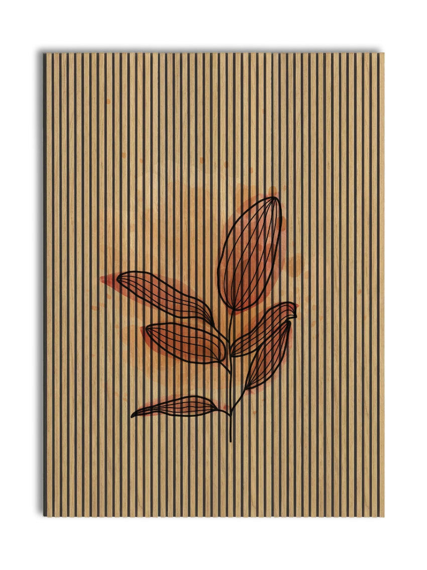 Akustikpanel med Abstract Nature-motiv nr. 38