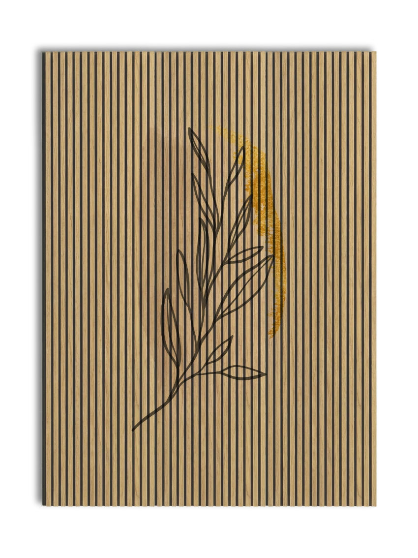 Akustikpanel med Abstract Nature-motiv nr. 41
