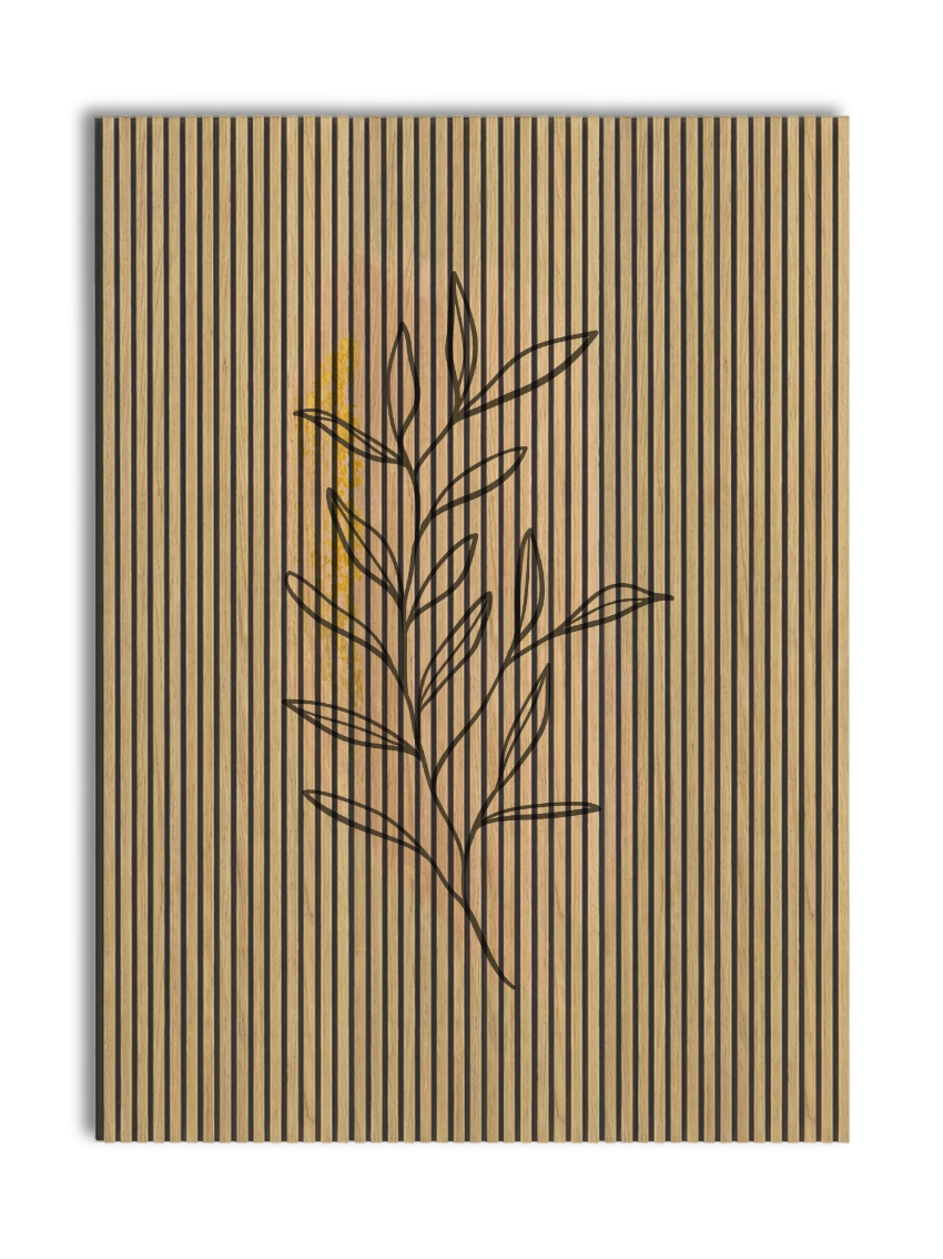 Akustikpanel med Abstract Nature-motiv nr. 42