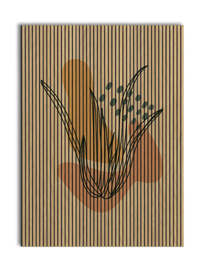 Akustikpanel med Abstract Nature-motiv nr. 45
