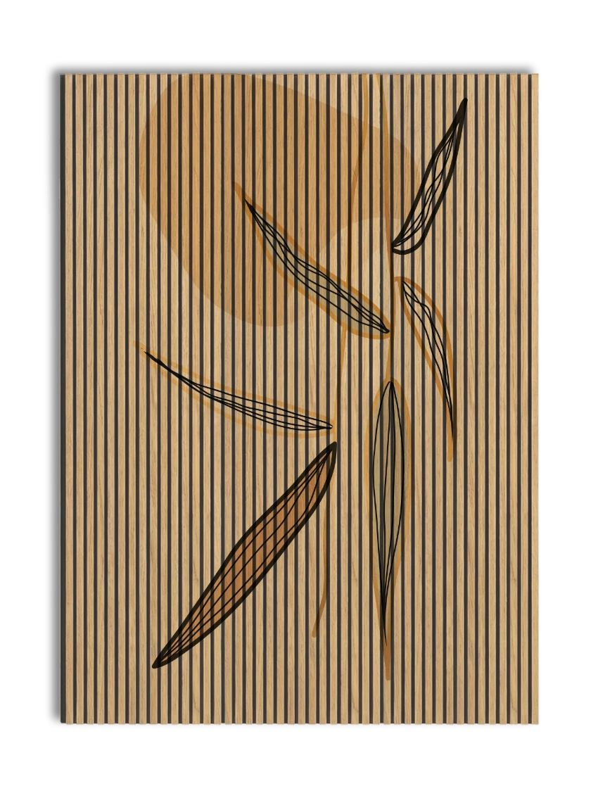 Akustikpanel med Abstract Nature-motiv nr. 51