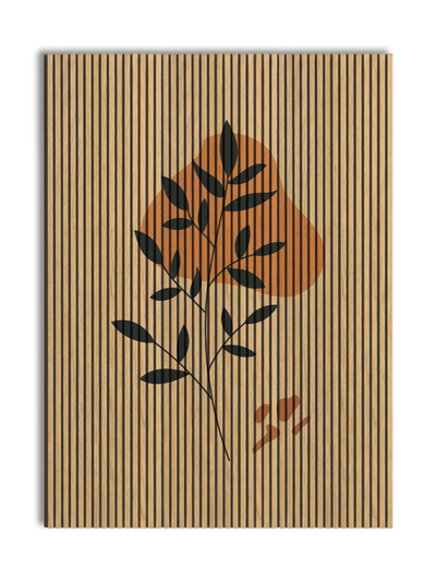 Akustikpanel med Abstract Nature-motiv nr. 54