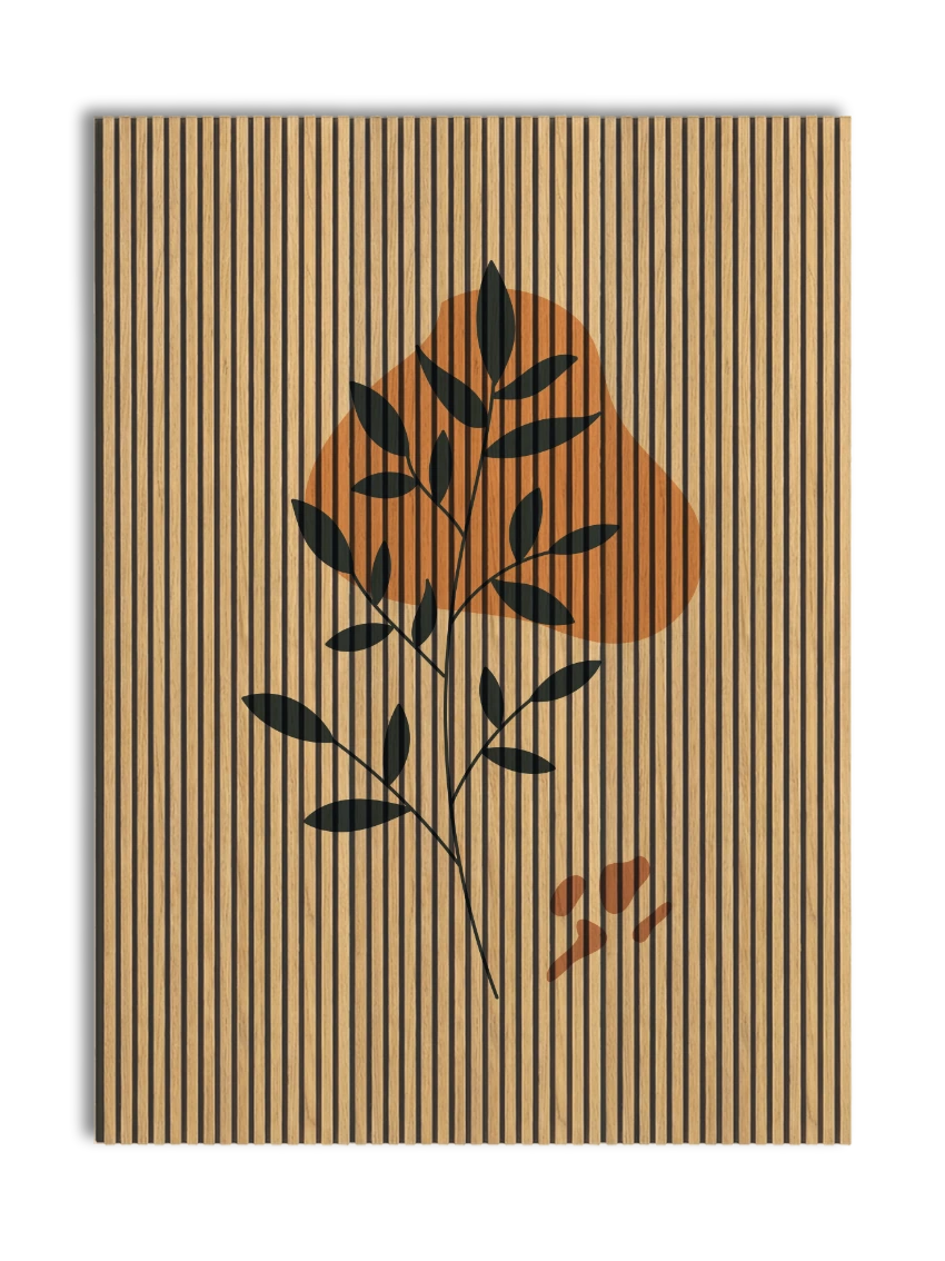 Akustikpanel med Abstract Nature-motiv nr. 54