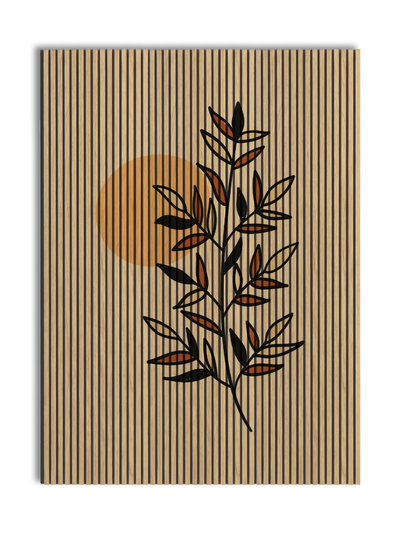 Akustikpanel med Abstract Nature-motiv nr. 55
