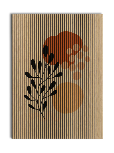 Akustikpanel med Abstract Nature-motiv nr. 56