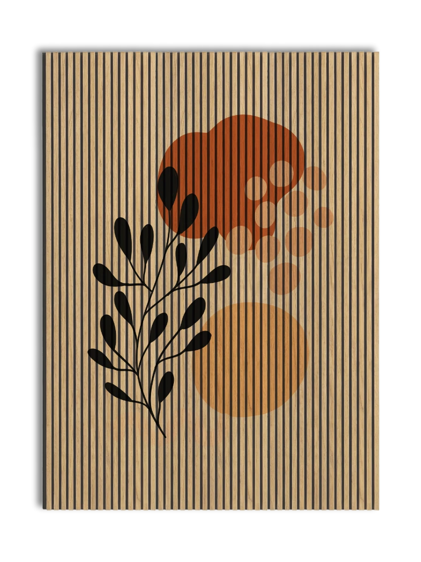 Akustikpanel med Abstract Nature-motiv nr. 56