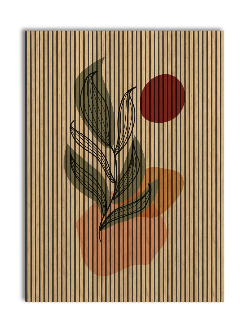 Akustikpanel med Abstract Nature-motiv nr. 57