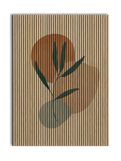 Akustikpanel med Abstract Nature-motiv nr. 60