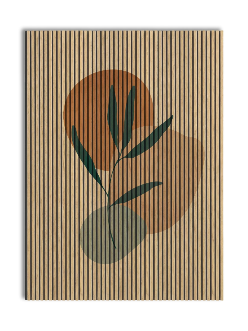 Akustikpanel med Abstract Nature-motiv nr. 60