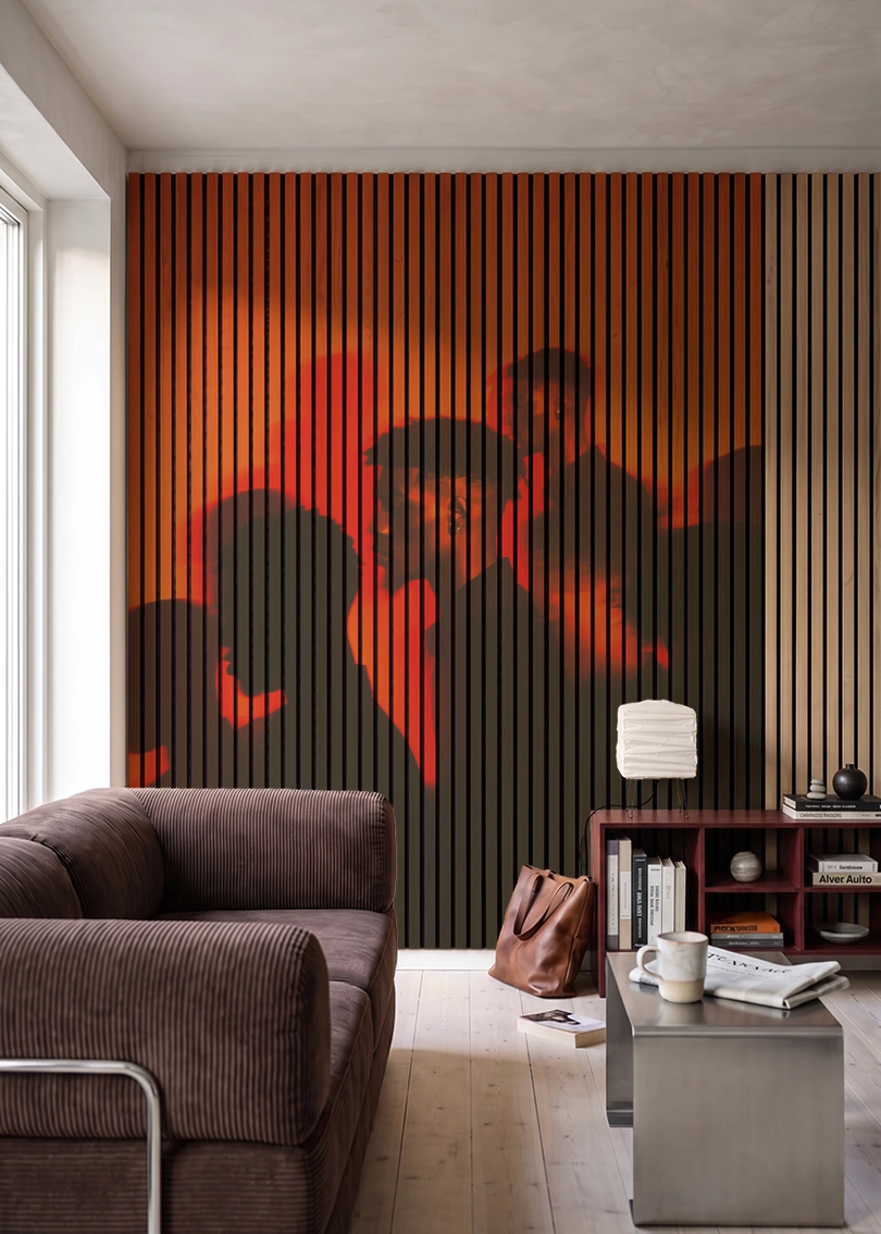 Akustikpanel med Artistic Pictures-motiv nr. 3 – i stuen