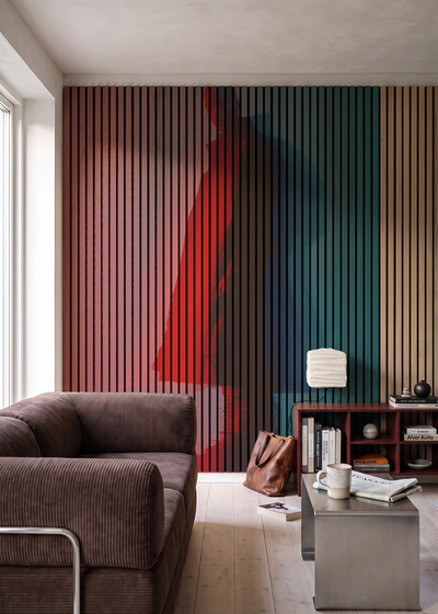 Akustikpanel med Artistic Pictures-motiv nr. 15 – i stuen