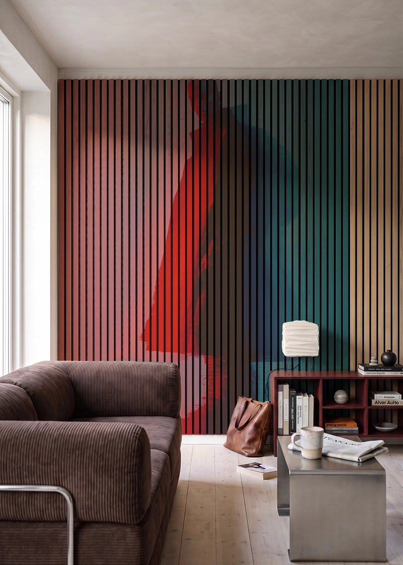 Akustikpanel med Artistic Pictures-motiv nr. 15 – i stuen