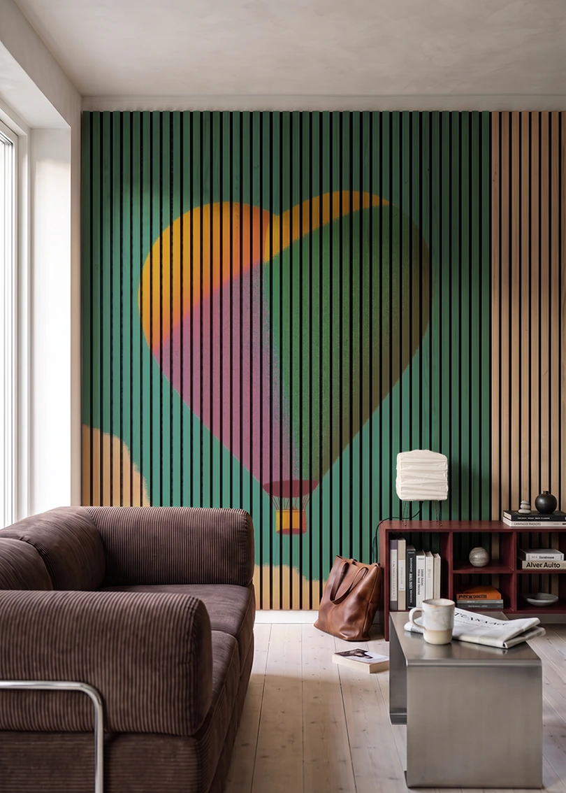 Akustikpanel med Artistic Pictures-motiv nr. 33 – i stuen