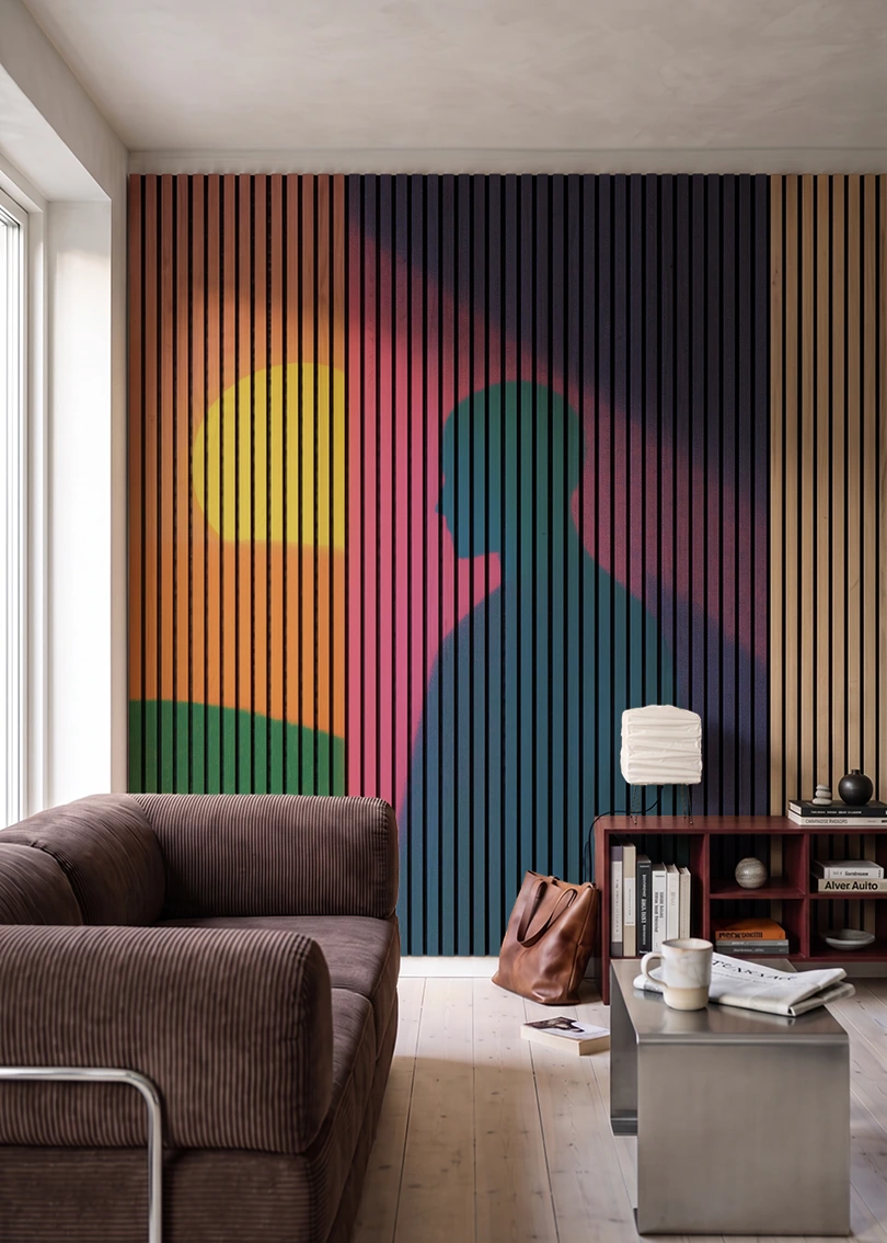 Akustikpanel med Artistic Pictures-motiv nr. 41 – i stuen