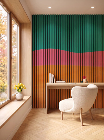 Akustikpanel med Artistic Pictures-motiv nr. 42 – i spisestuen