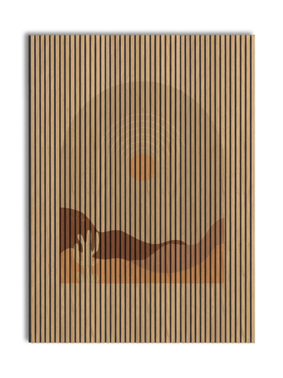 Akustikpanel med Geometric-motiv nr. 7
