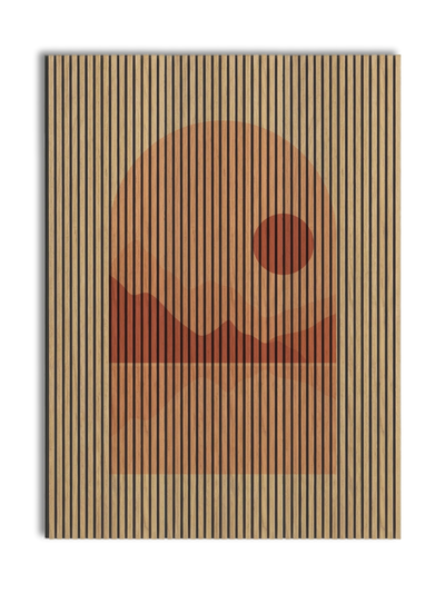 Akustikpanel med Geometric-motiv nr. 10