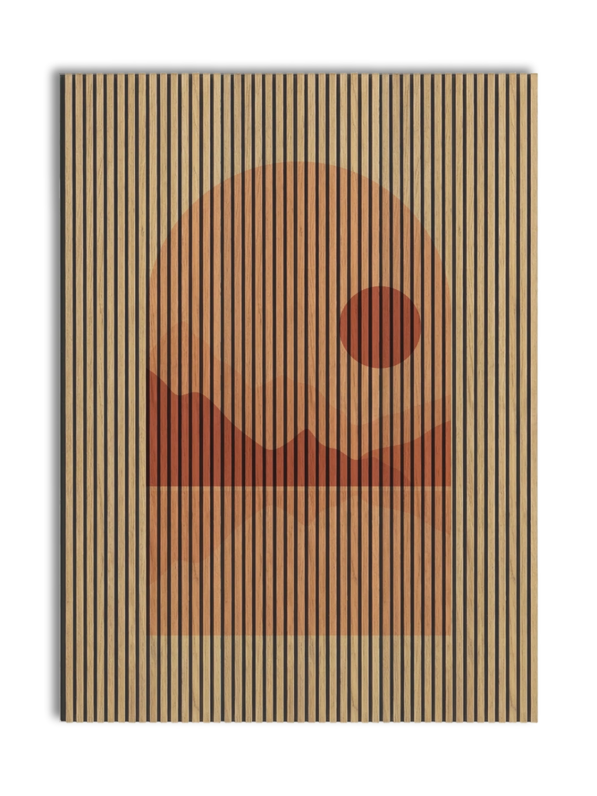 Akustikpanel med Geometric-motiv nr. 10
